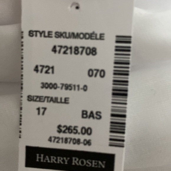 White Signature Slim fit Dress Shirt (NEW) - Picture 3 of 3